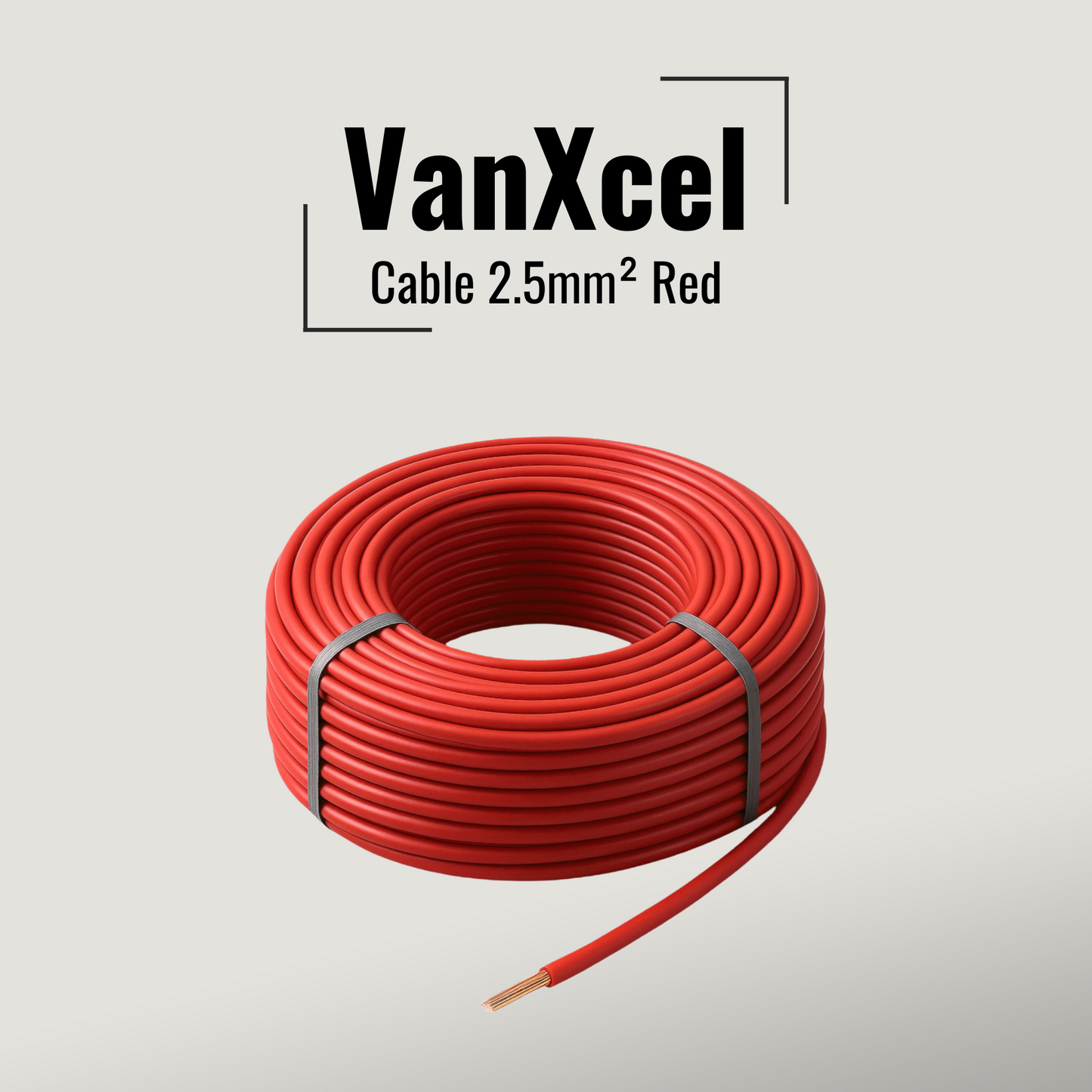 VanXcel-kabel 2,5 mm2 (rood)