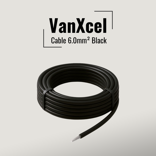 VanXcel kabel 6mm2 (zonne-energie) (zwart)